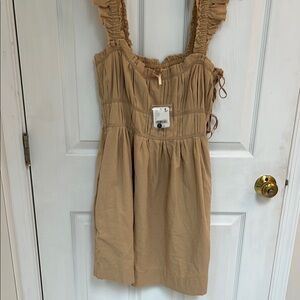 Free people tan Dress